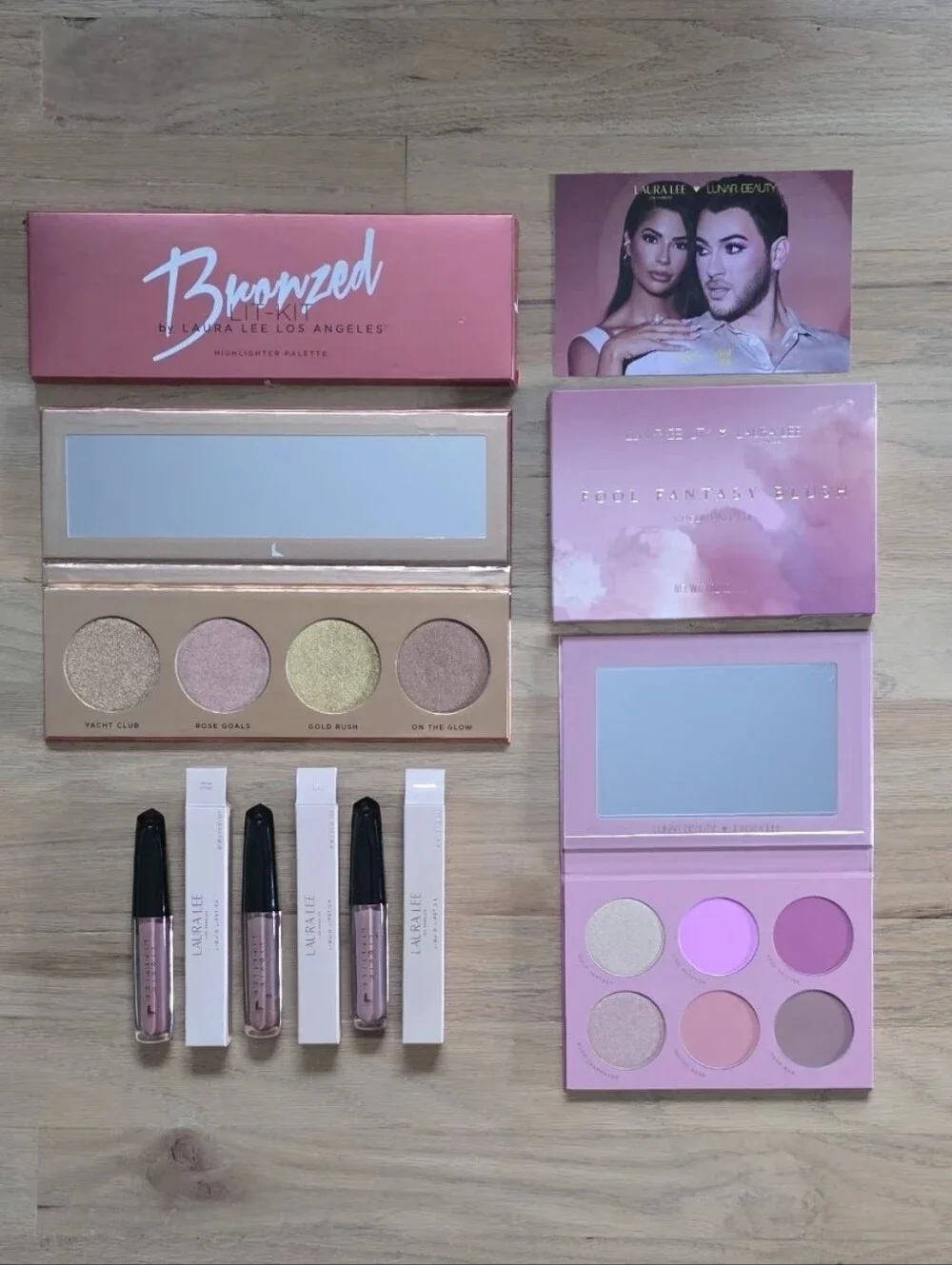 BNIB, Rare, HTF, Laura Lee Los Angeles X Manny MUA (Lunar Beauty) Bundle!